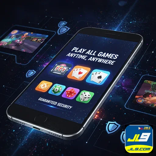 User enjoying the mobile app jl9 on their smartphone - jl9